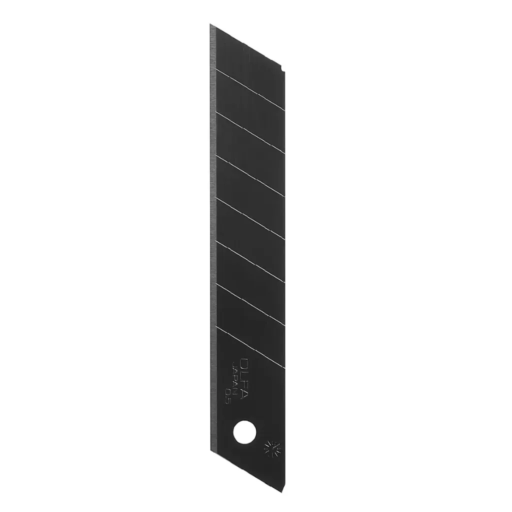 10PK Refill Utility Knife SnapOff Blade 18mm LB Black