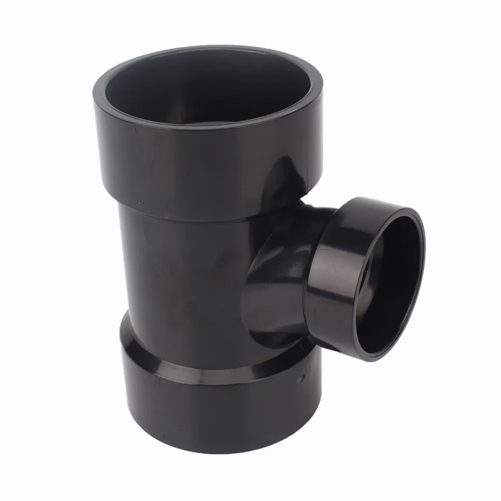 ABS 2 inch x 1.5 inch x 1.5 inch Tee black