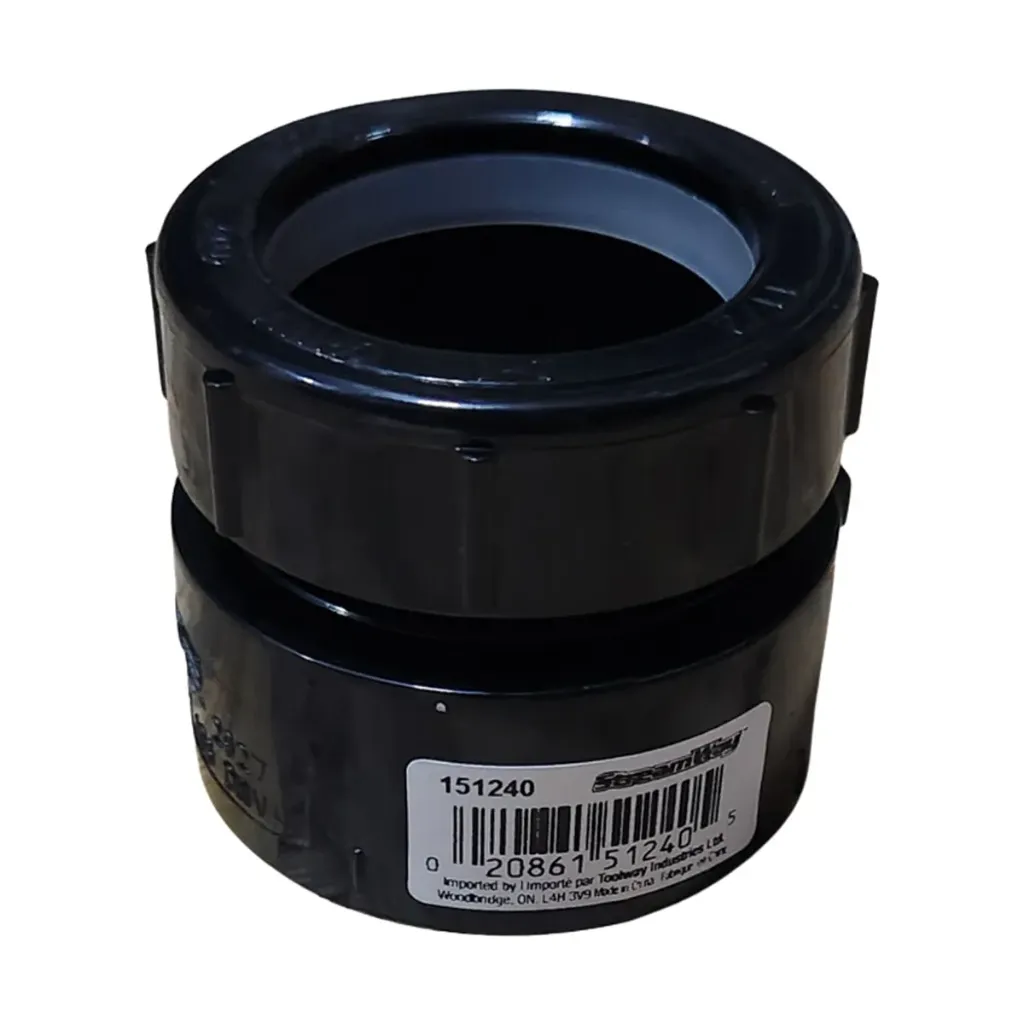 ABS kitchen drain Trap adapter Black
