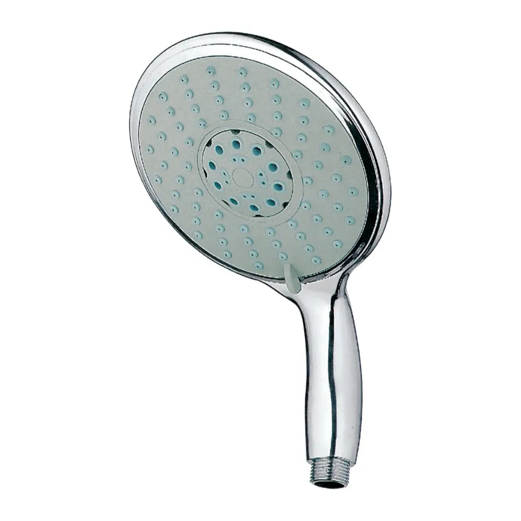 ABS Handheld Showerhead Round 6in 15cm 3Settings Chrome Plated