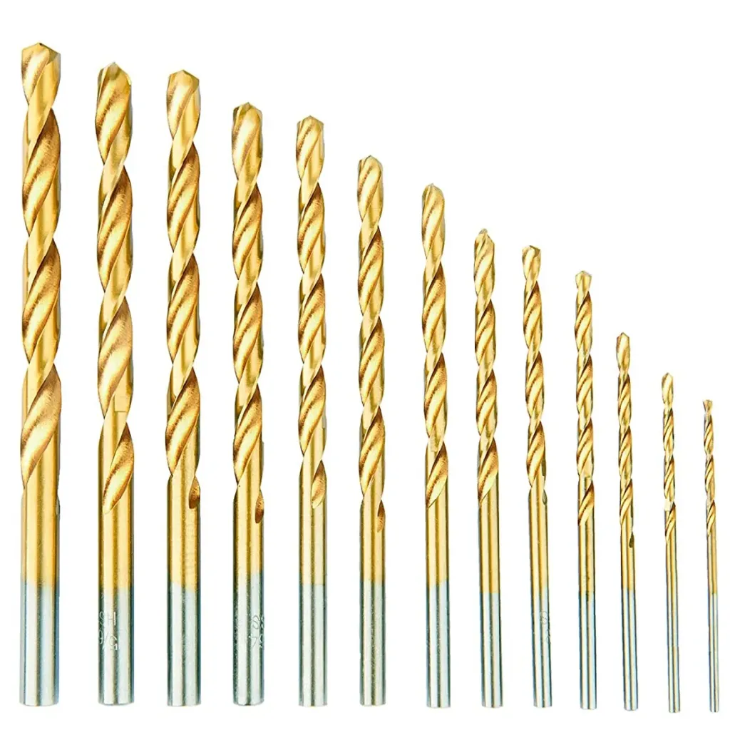 13PC HSS Drill Bit Set 1/16in - 1/4in