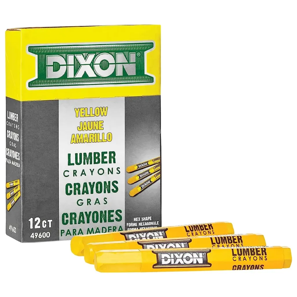 12PK Lumber Crayon Yellow 496