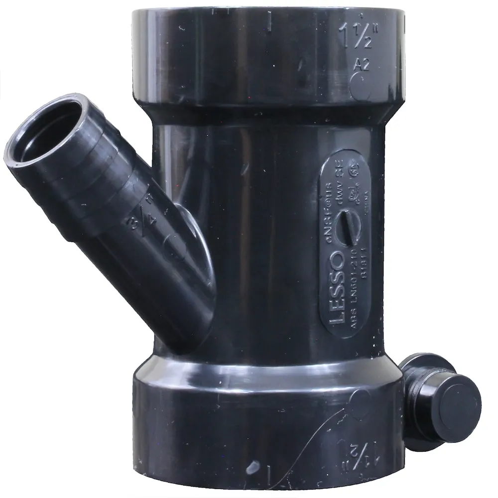 Abs Dishwasher yee 1/2 inch x 1/2 inch x 3/4 inch