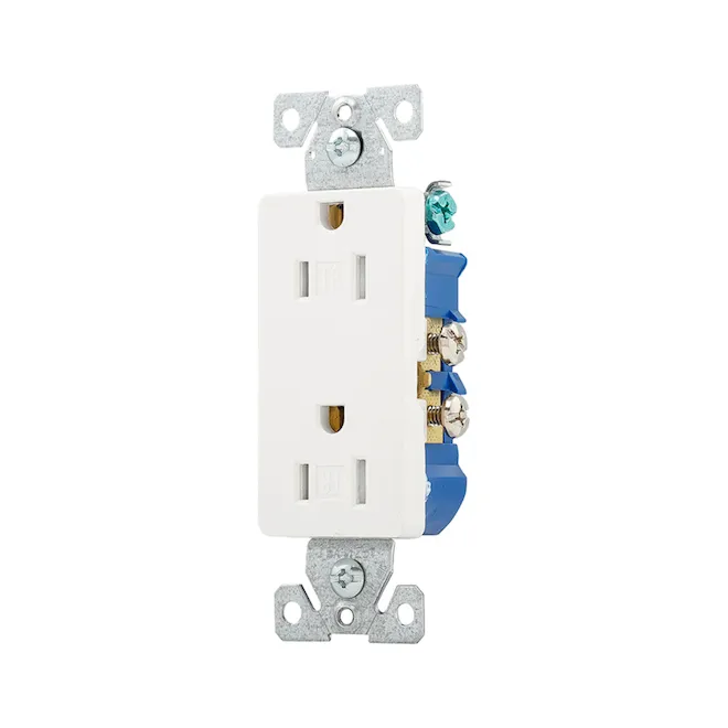 Plug 15amp white TR1107W