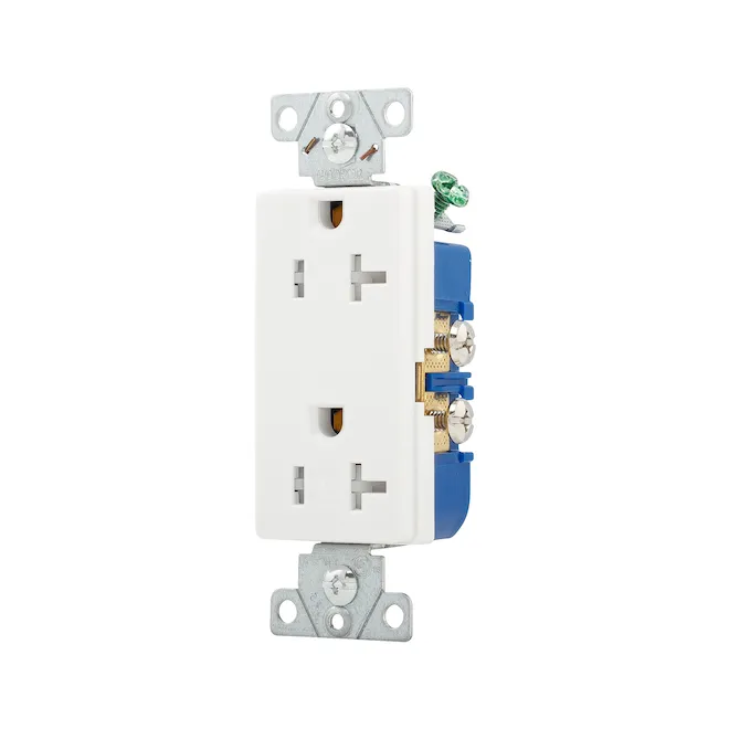 Plug 20amp white TR1307W