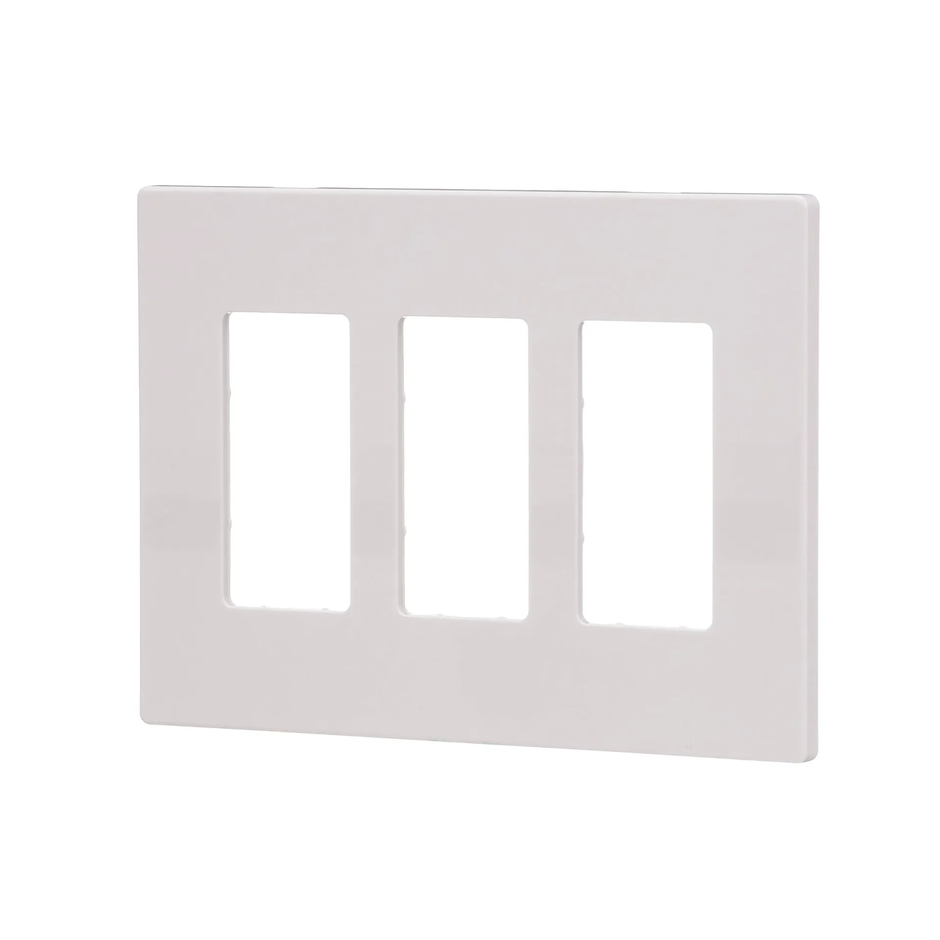 3 Gang screwless plate white PJS263W