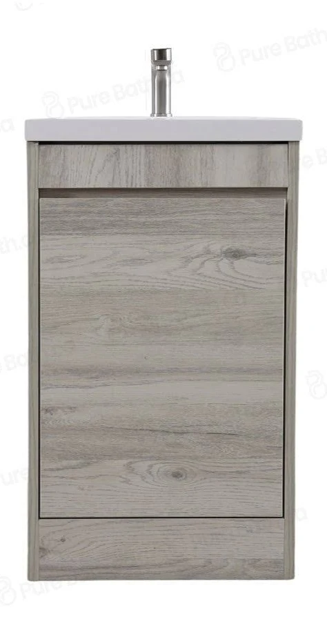 208 Light / Dark Powder Room Vanity and Counter Top Set 20X18