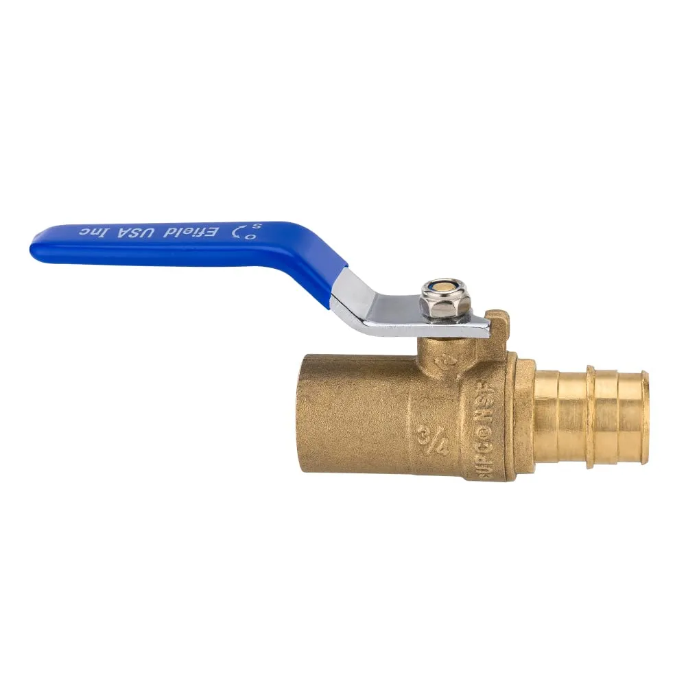 3/4 inch Ball Valve Solder x Pex
