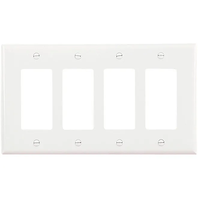 4 Gang Plate white PJ264W