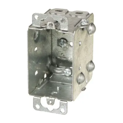F clip device box w/bx clamps 1104-LA