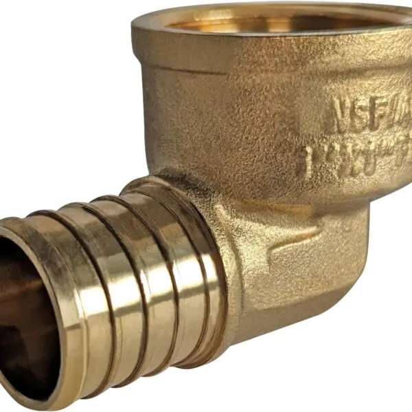 1/2 inch FIP x 1/2 inch Pex Brass Elbow