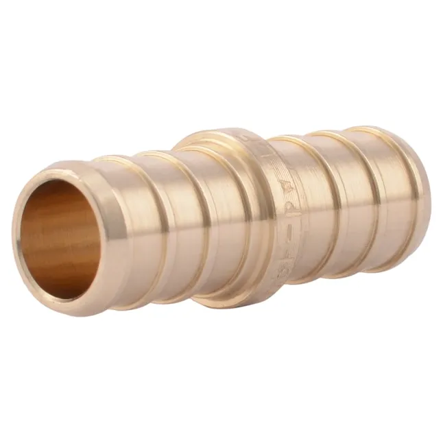 Brass Pex Coupling 1/2 inch