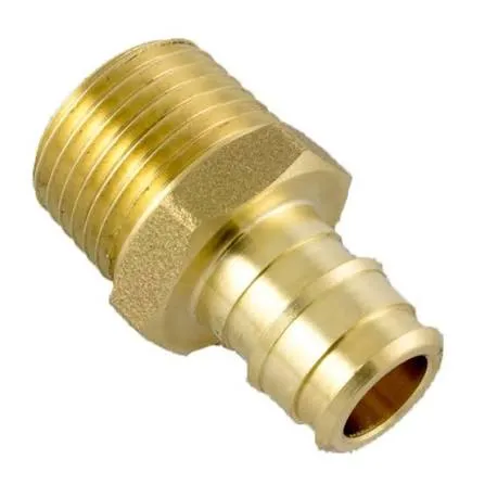 1/2 inch Pex x 1/2 inch MIP Brass Pex Adapter