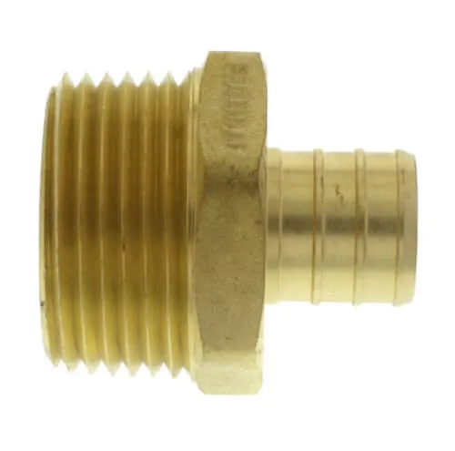 3/4 inch Pex x 1 inch MPT Brass Pex Adapter