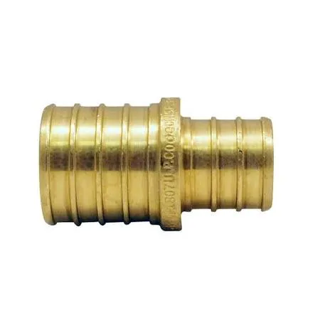 1 inch x 3/4 inch Pex reducer Coupling per pc