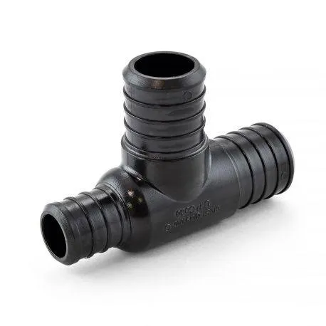1 inch x 1 inch x 3/4 inch pex tee