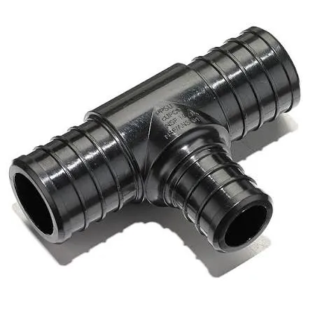 1 inch x 1 inch x 1/2 inch pex tee per pc