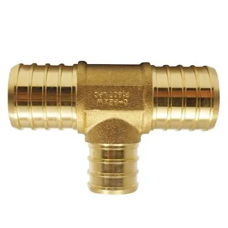1 inch x 3/4 inch x 1 inch Pex Tee 25 pc