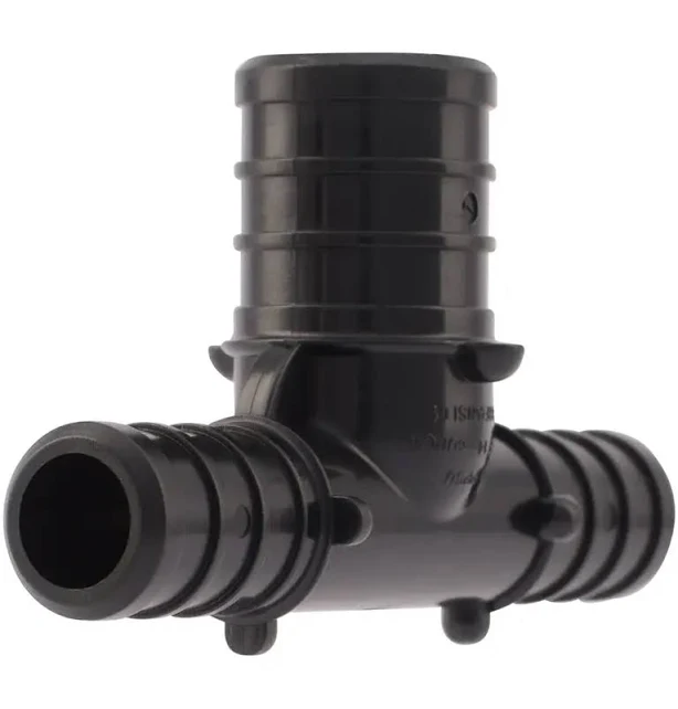 1/2 inch x 1/2 inch x 3/4 inch Pex tee per pc