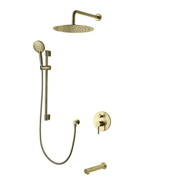 Kodean Elegante 3 Way Shower Set brushed gold  F55104BG-W10ATS