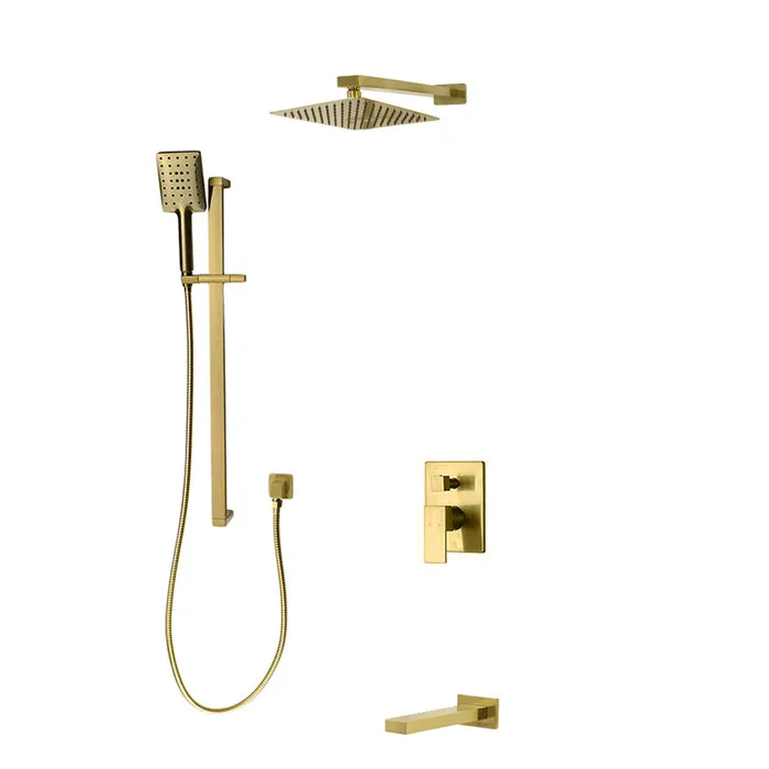 Kodean Madison 3 Way Shower Set Brushed Gold F55123BG-W10ATS