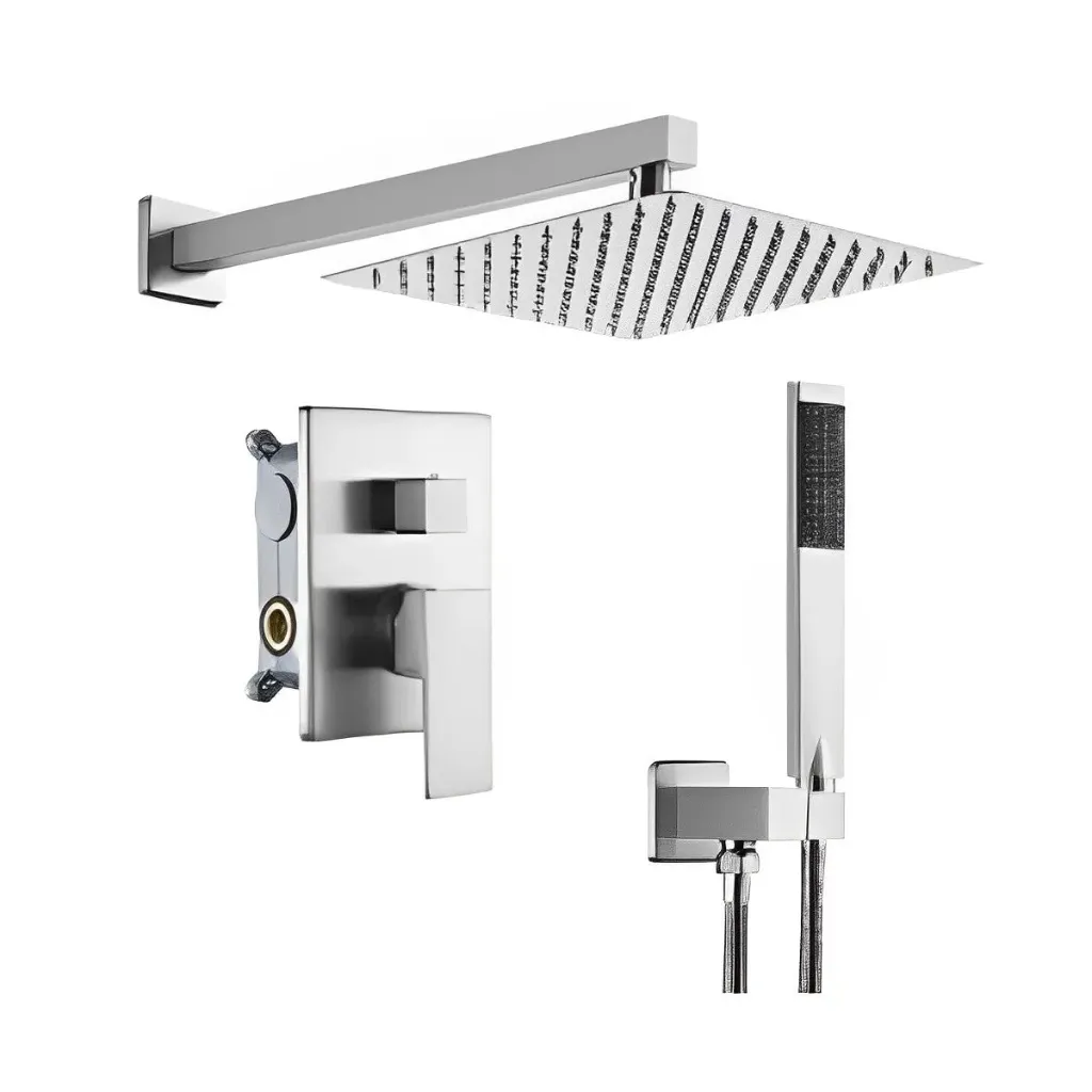 Chrome Rain Shower Set