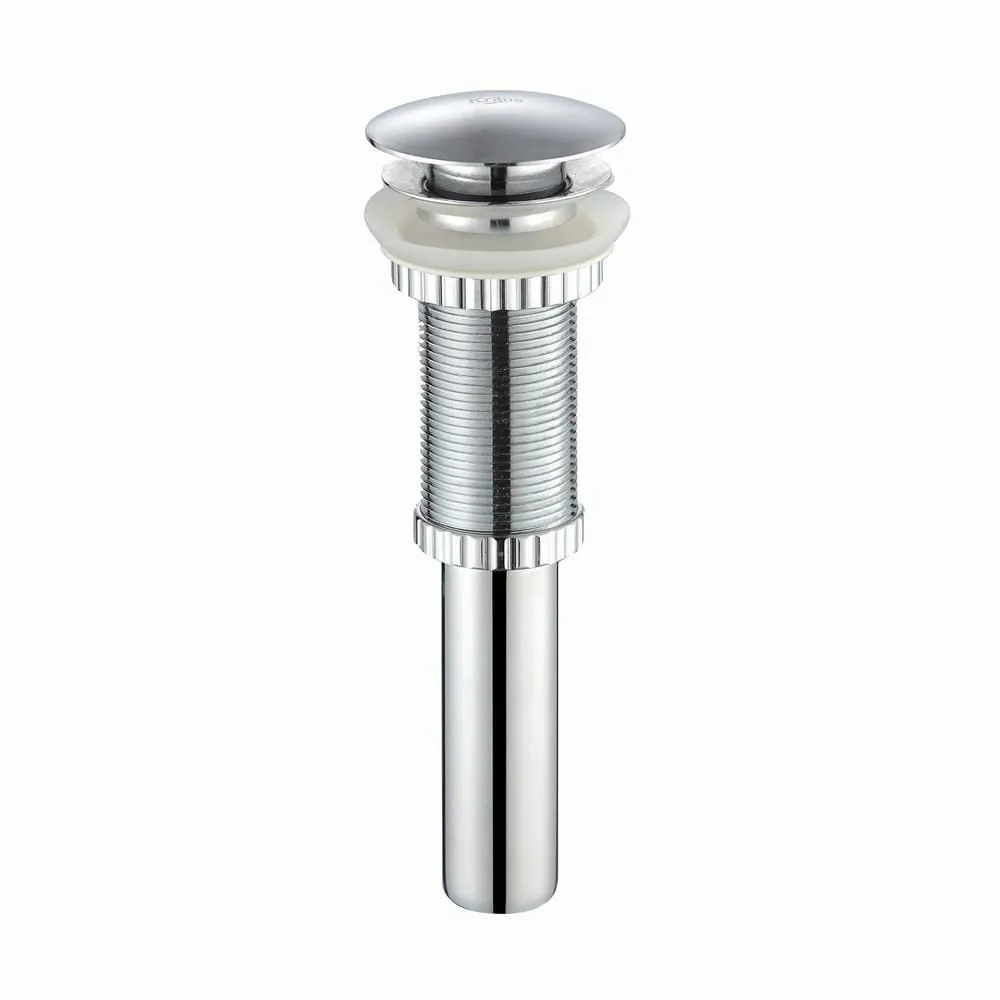 Vessel drain chrome