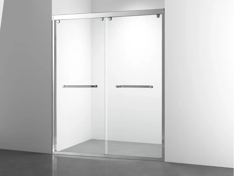 Framed 60 x 72 shower door chrome