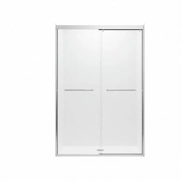 Framed 48 x 72 shower door chrome
