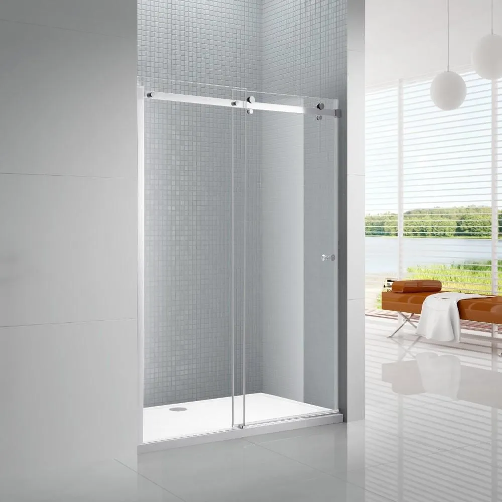 Frameless 60 x 72 shower door chrome
