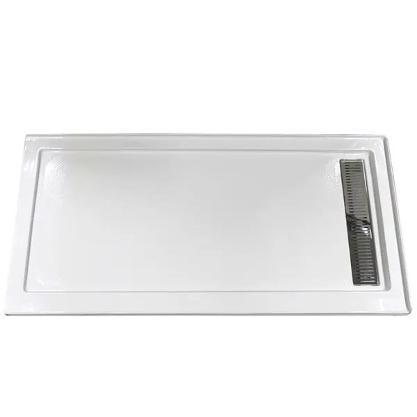 60 x 32 linear shower base RHS