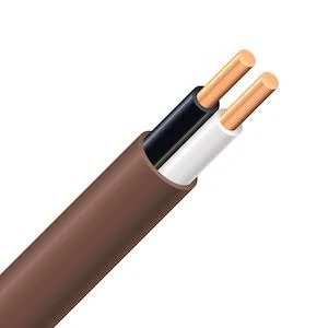 18/2 brown solid wire 75m low voltage